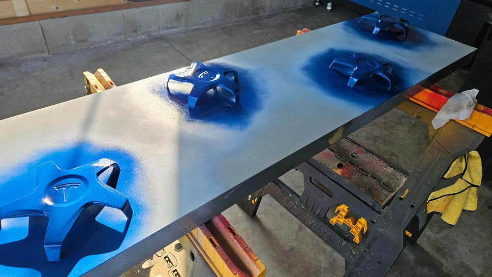 Tesla Deep Blue Metallic PPSB Touch Up Paint - Customer Photo From Dave Hart