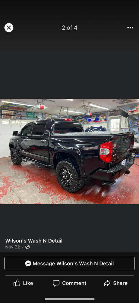 Toyota Attitude/Midnight Black Metallic 218 Touch Up Paint - Customer Photo From FRANK WATSON