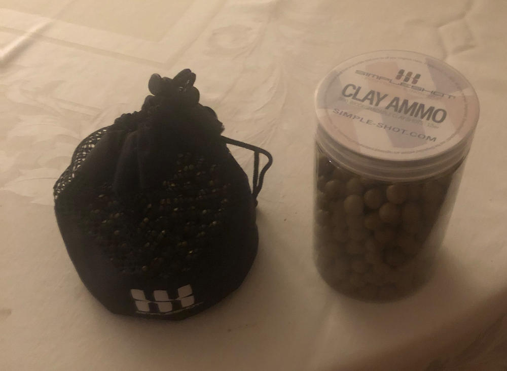Clay Slingshot Ammo - Customer Photo From Anonymous