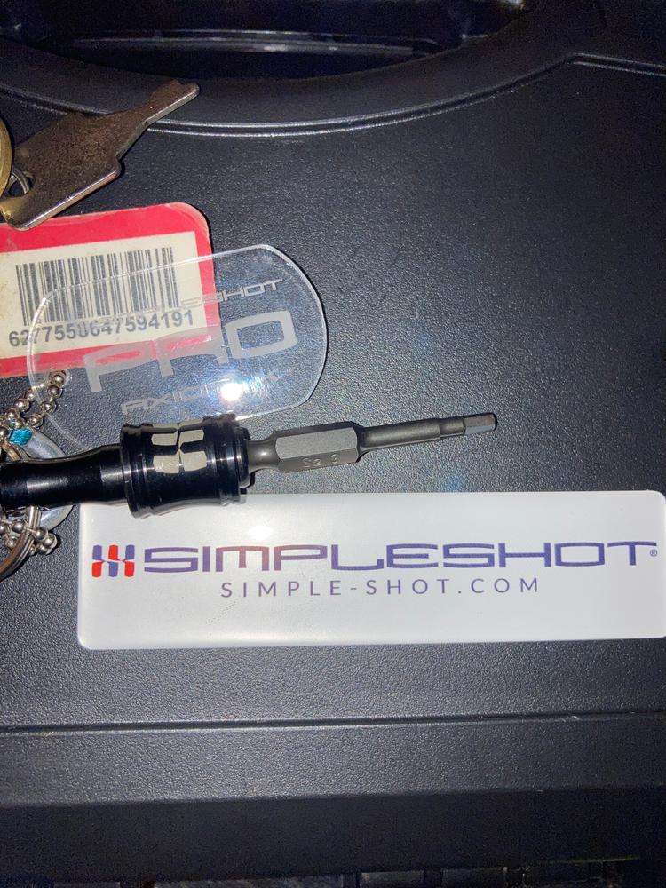 Hex Head Bit Quick-Release Keychain - Customer Photo From James