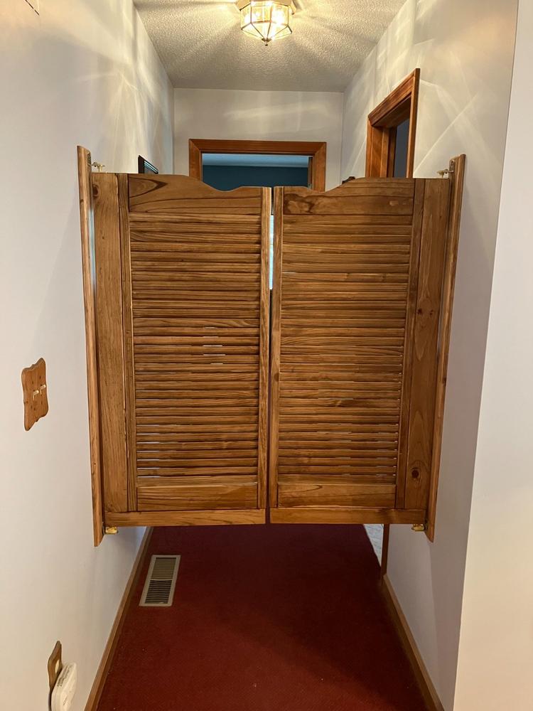 Cafe Saloon Ranch Door Gravity Pivot Swing Hinge EB Produktbild-Vorschau 14