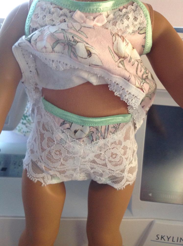 Doll Joy Camisole and Panties 18 Doll Clothes Pattern