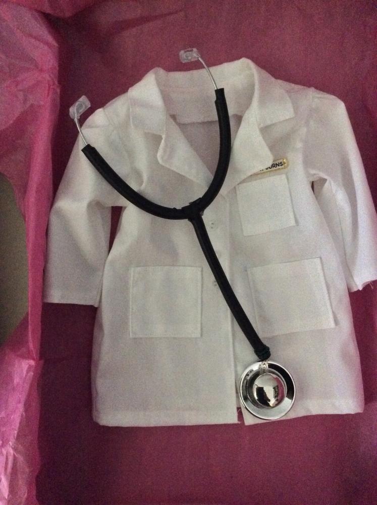 Doll Tag Clothing Doctor's Lab Coat 18 inch Doll Clothes Pattern PDF Download Pixie Faire