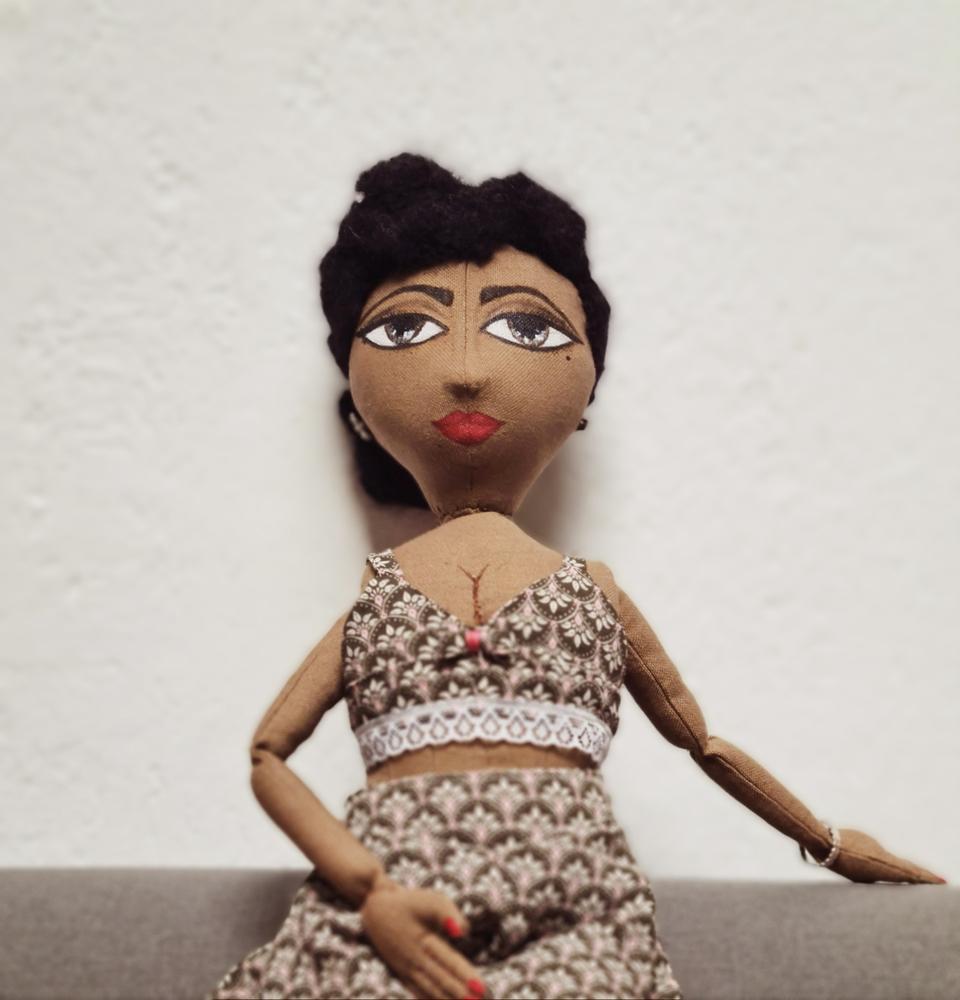 Bonjour Teaspoon Frannie Adventure Doll with Vintage Undies 21 Cloth Doll  Pattern