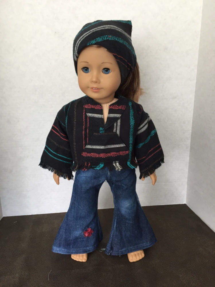 Flossie Potter Hip-Hugger Bell Bottoms Doll Clothes Pattern 18