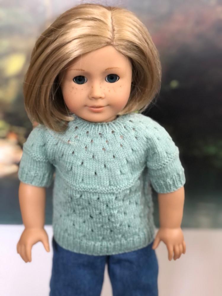 Dan-El Designs Crystal Doll Clothes Knitting Pattern 18 inch American ...