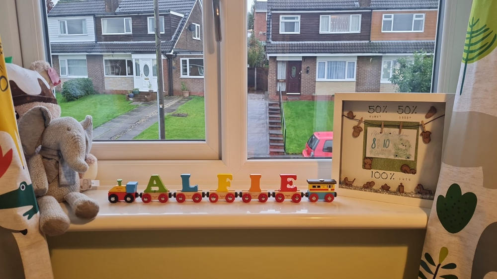 Rail Name Letters and Numbers - F - Customer Photo From Nicola Healey