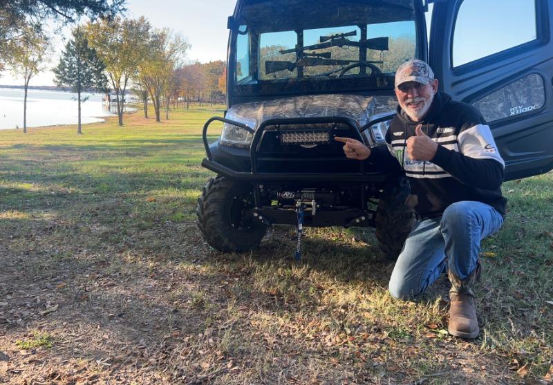 New - 10 Inch Red LED Predator Hunting LED Light Bar - Combo Optics - Black Oak LED Pro Series 2.0 - Customer Photo From Lance B.