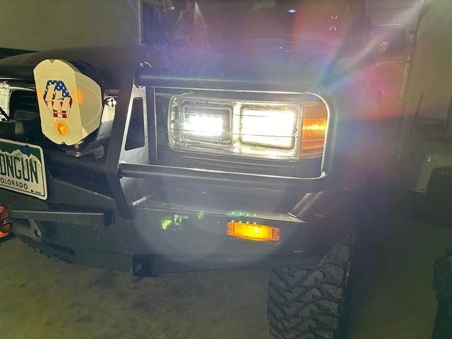 New - 4 Inch Double Row: Black Oak LED Pro Series 3.0 Dual Row LED Light Bar - Spot or Flood Optics (24w/40w) - Customer Photo From Rod M.