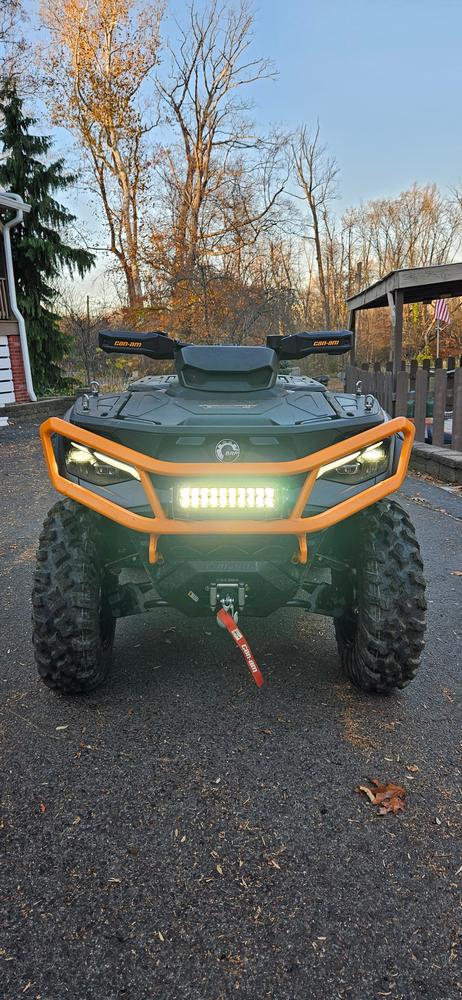 New - 10 Inch Double Row: Black Oak LED Pro Series 3.0 Dual Row LED Light Bar - Combo, Flood, or Spot Optics (60w/100w) - Customer Photo From Joshua Hammill