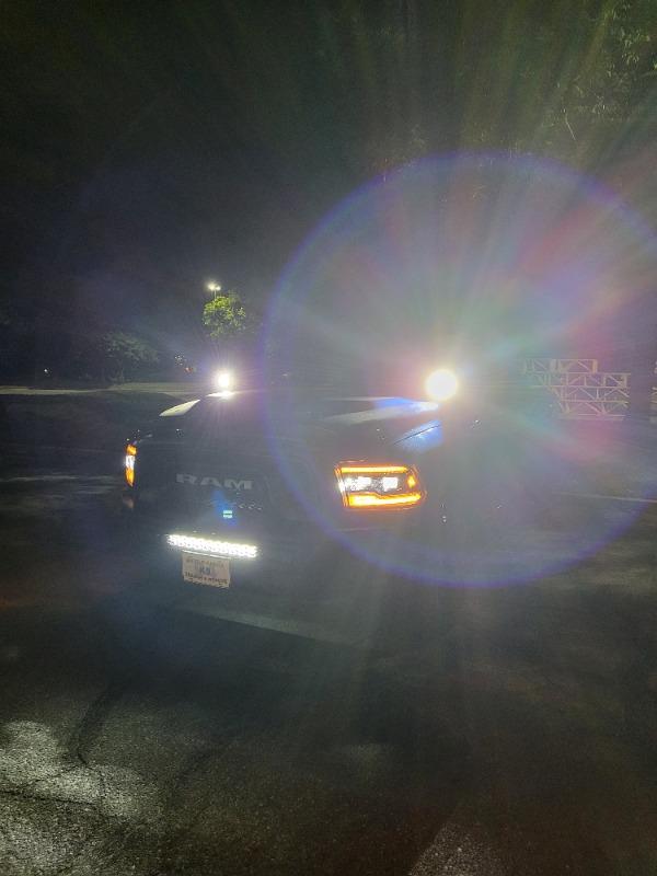 New - 20 Inch Double Row: Black Oak LED Pro Series 3.0 Dual Row LED Light Bar - Combo, Spot or Flood Optics (120w/200w) - Customer Photo From Chris H.