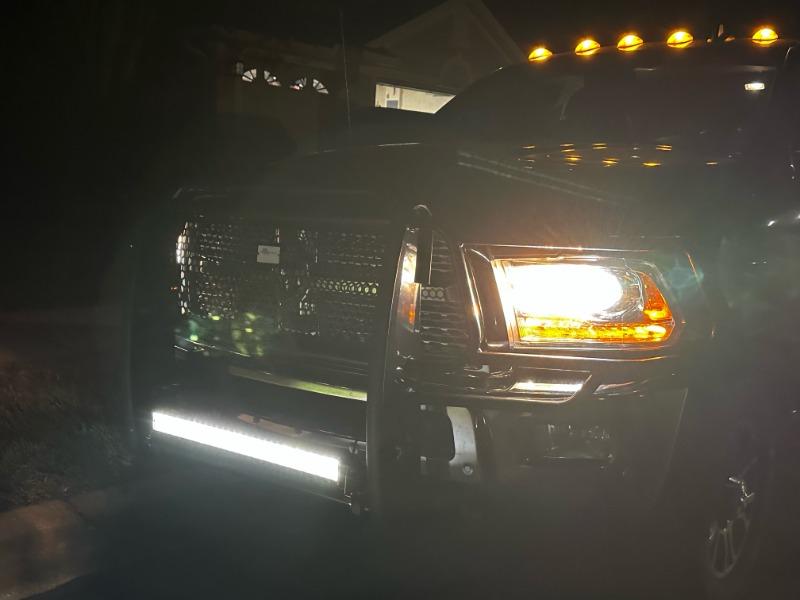 New - 30 Inch Double Row: Black Oak LED Pro Series 2.0 Dual Row LED Light Bar - Combo, Spot, or Flood Optics (180w/300w) - Customer Photo From Chris D.