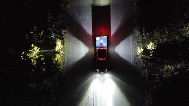 New Flush Mount LED POD Light: 40w CREE XM-L2 - Flood or Diffused: Black Oak LED Pro Series 2.0 - Customer Photo From Sark A.