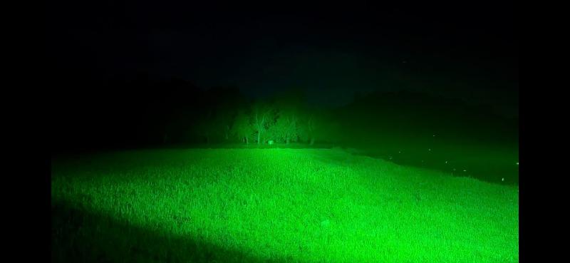 New - 30 Inch Curved Green LED Hog Hunting LED Light Bar - Combo Optics - Black Oak LED Pro Series 3.0 - Customer Photo From Kevin B. 