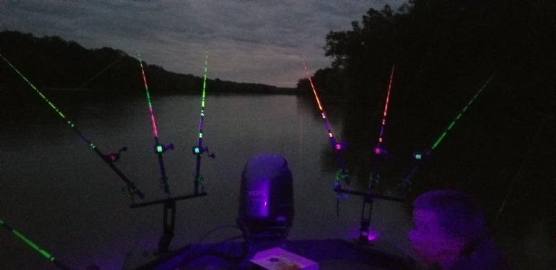 16ft UV Boat Light Black LED Fluorescent line Glow Ultraviolet 12v Night  Fishing bass