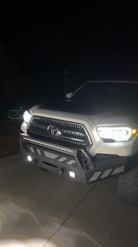 New - 30 Inch Single Row: Black Oak LED Pro Series 3.0 LED Light Bar - Combo, Flood, or Spot Optics (90w/150w) - Customer Photo From Brady H