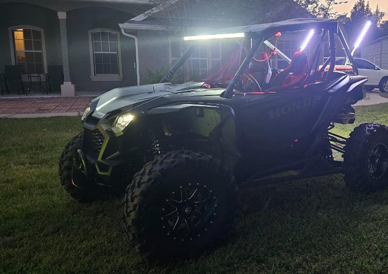 New - 40 Inch Single Row: Black Oak LED Pro Series 3.0 LED Light Bar - Combo, Spot, or Flood Optics (120w,200w) - Customer Photo From Trey G.