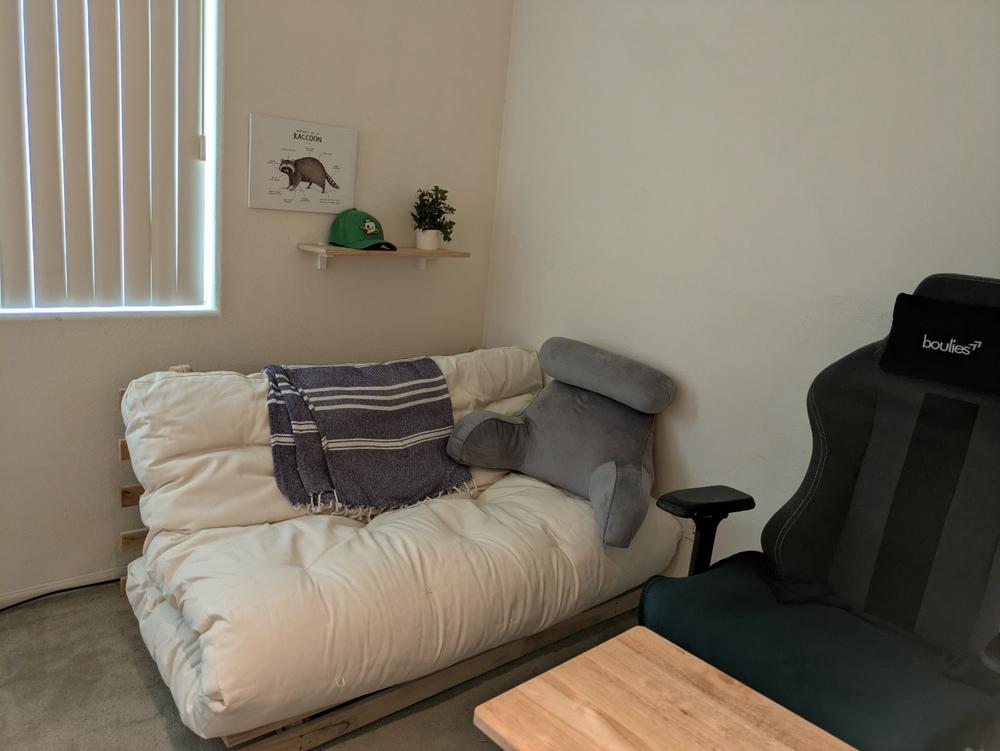 Sendai Tri-Fold Futon Sofa Bed - Customer Photo From caleb araya