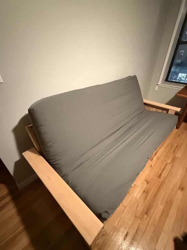 Libra Eco Futon Sofa Bed Frame - Customer Photo From Miles F.