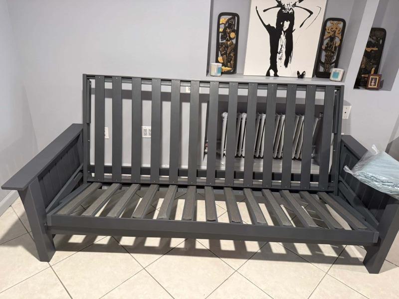 Libra Eco Futon Sofa Bed Frame - Customer Photo From Violet W.