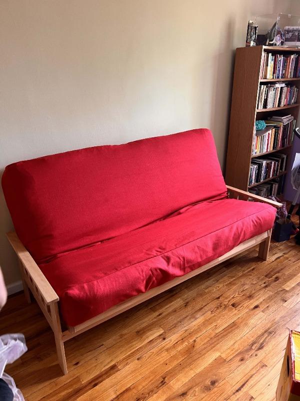 Taurus Eco Futon Sofa Bed Frame - Customer Photo From Mila H.