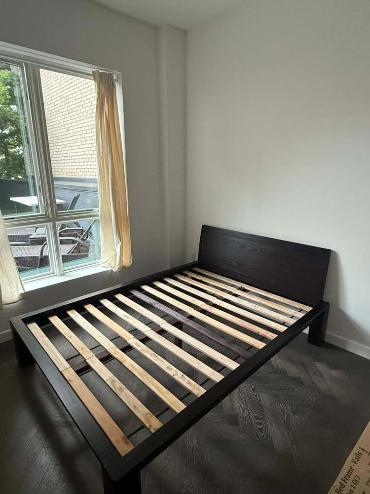 Japanese Tatami Platform Bed with Solid Headboard - Customer Photo From Mason W.