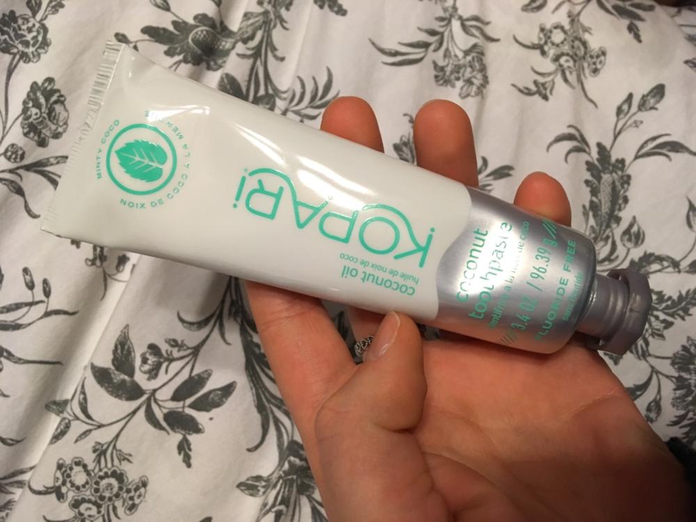 Coconut Charcoal Toothpaste With Activated Charcoal Kopari Beauty