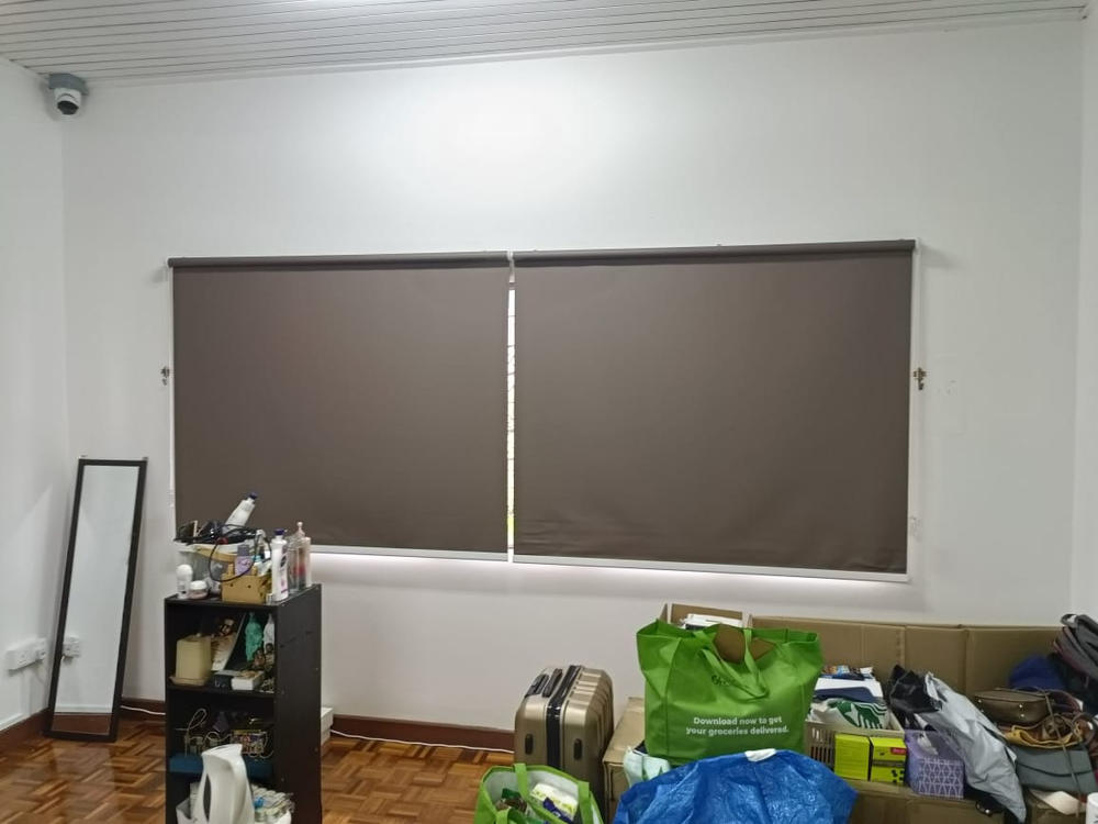 Blackwell Classic Blackout Roller Blinds - Customer Photo From Lim N.