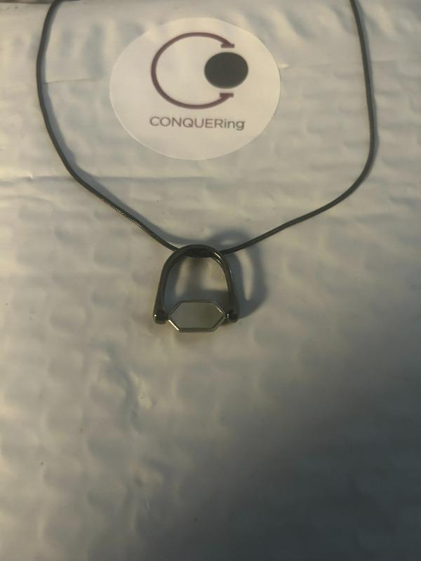 Classic Necklace Base - Black or Rose Gold - Customer Photo From Christa Weiskittel