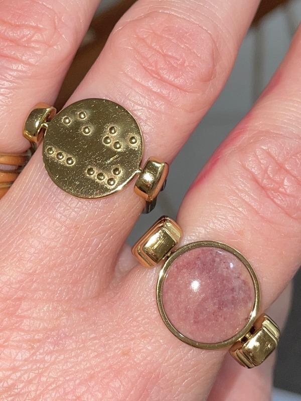 LOVED Fidget Ring - Customer Photo From Patricia B.