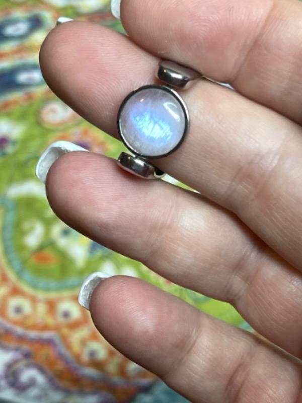 Smoky Quartz Crystal Fidget Ring - Customer Photo From Jennifer W.