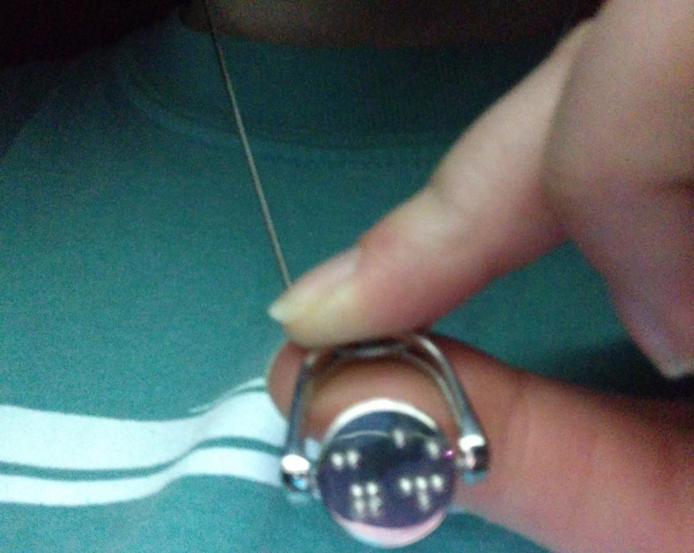 Braille STRONG Spinner - Customer Photo From Abigail P.