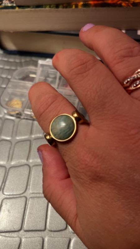 Amazonite Crystal Spinner - Customer Photo From Melissa L.