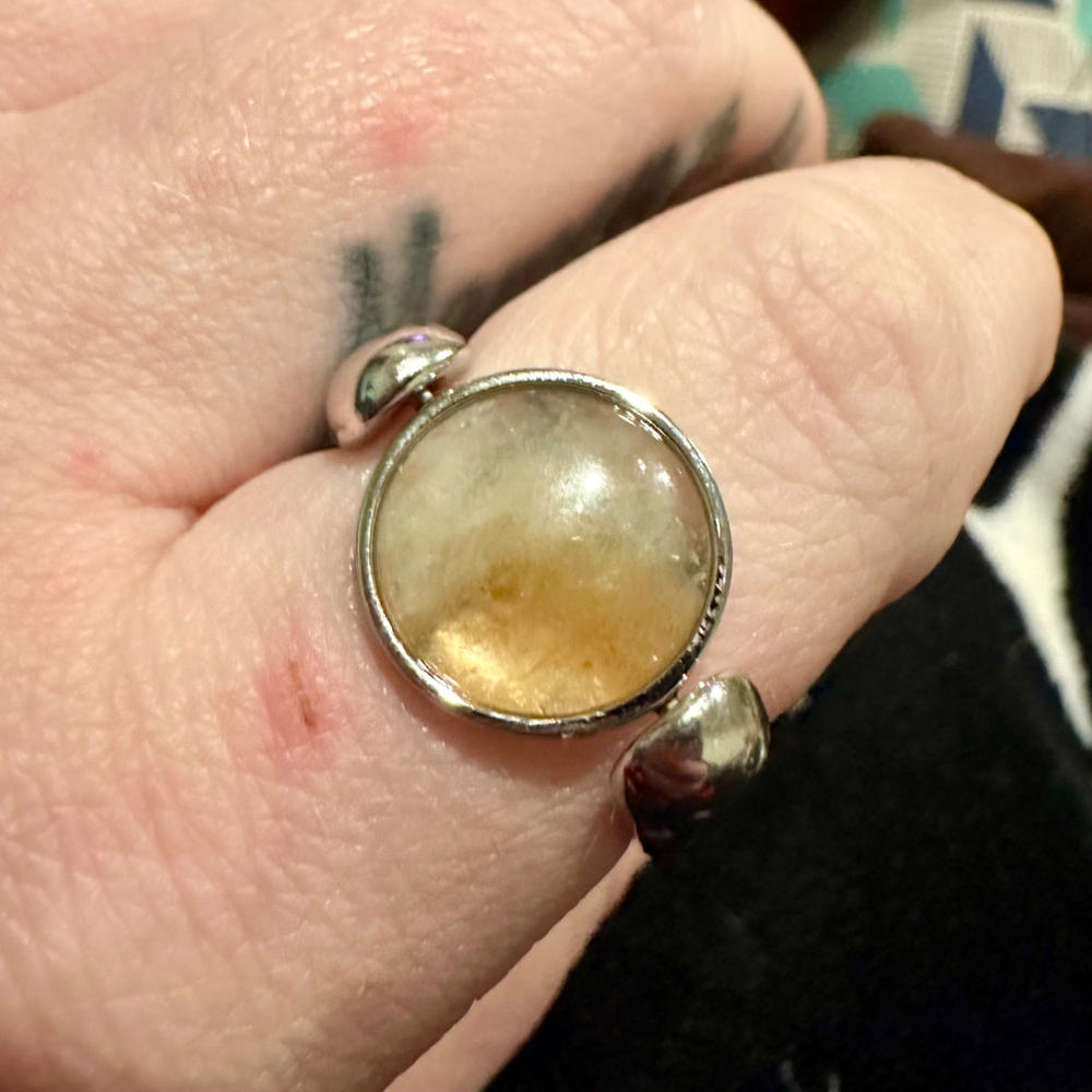 Citrine Crystal Spinner - Customer Photo From Renee Cormier
