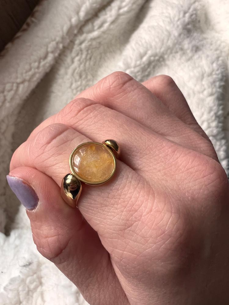 Citrine Round Crystal Element - Customer Photo From Brooke