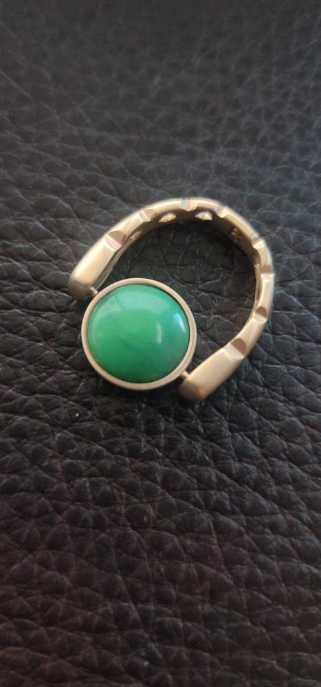 African Jade Crystal Spinner - Customer Photo From Heather