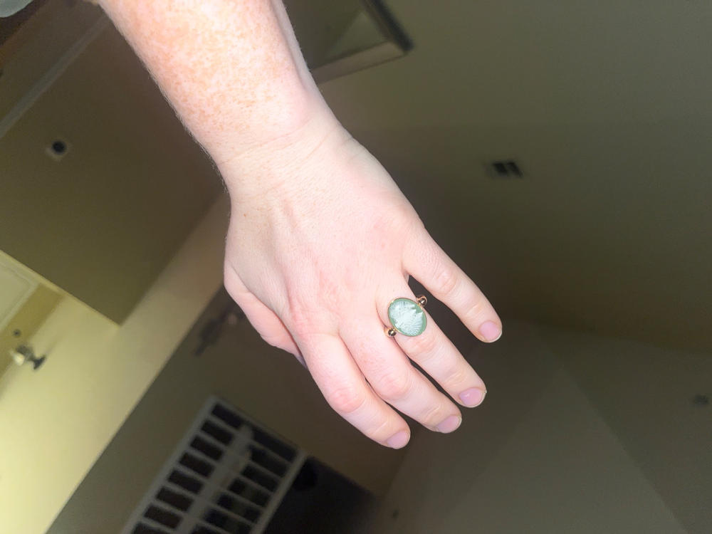African Jade Round Crystal Element - Customer Photo From Merrily Lyons