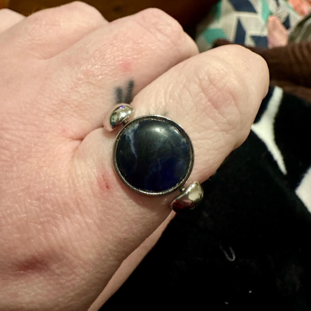 Sodalite Crystal Spinner - Customer Photo From Renee Cormier