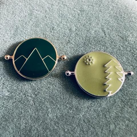 Mountain Scene Symbol Chroma Flip Element (spin to combine) - Customer Photo From Ted R.