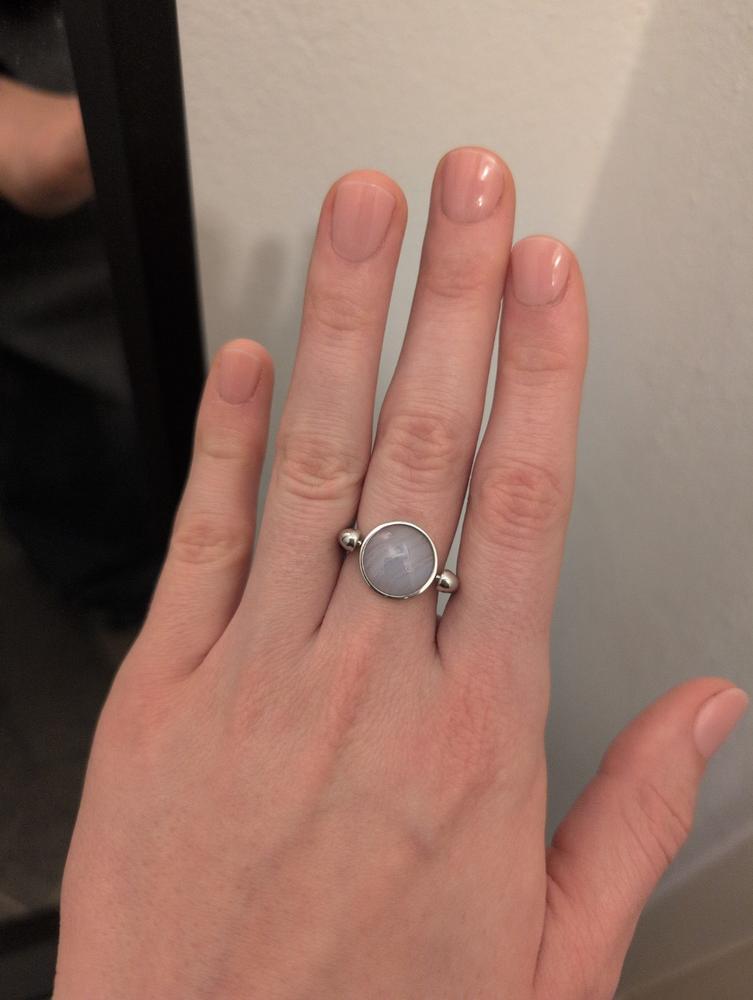 Rose Quartz Round Crystal Element - Customer Photo From Rita Bernreiter