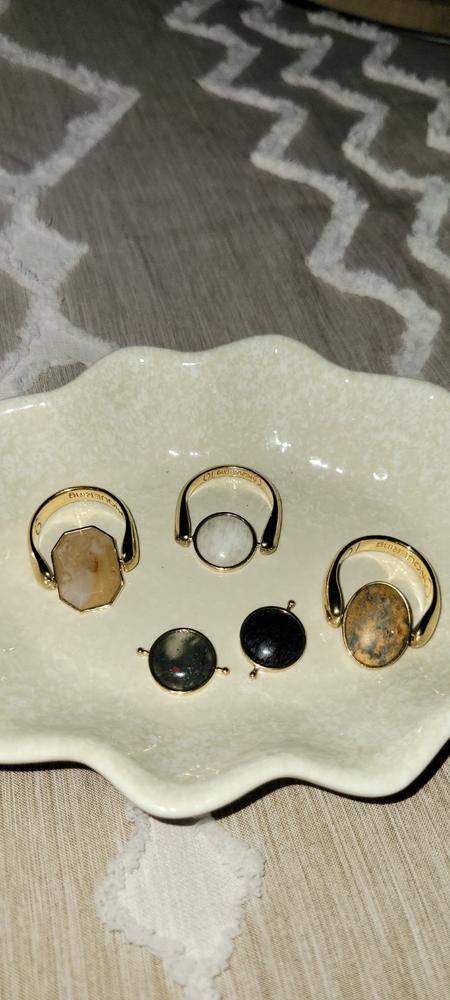 Black Picasso Round Crystal Element - Customer Photo From Bre Hale
