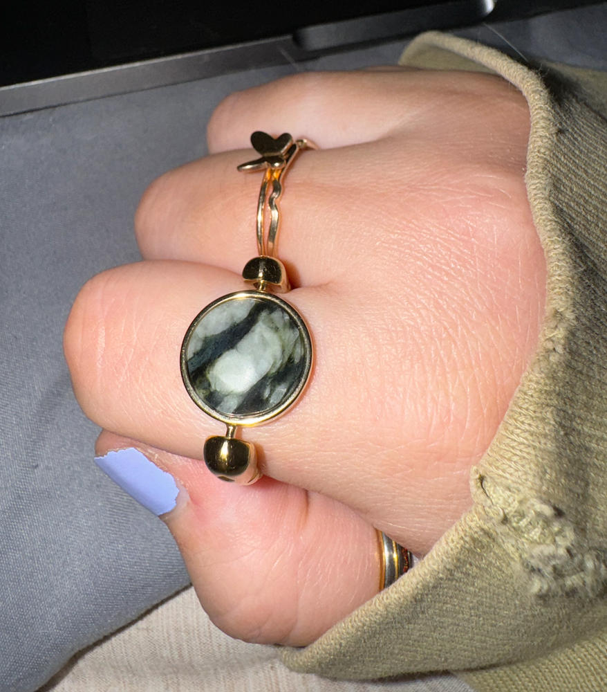 Black Picasso Crystal Spinner - Customer Photo From Anna