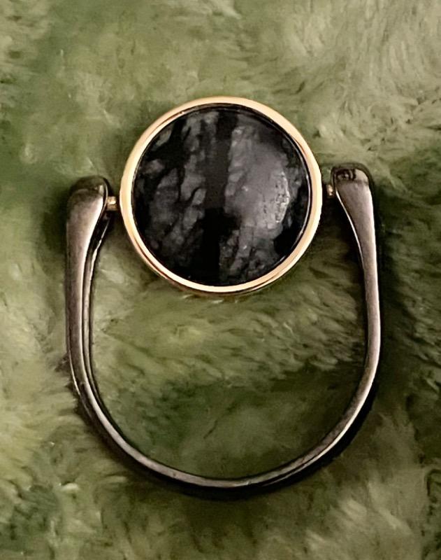 Black Picasso Round Crystal Element - Customer Photo From Diane Vo