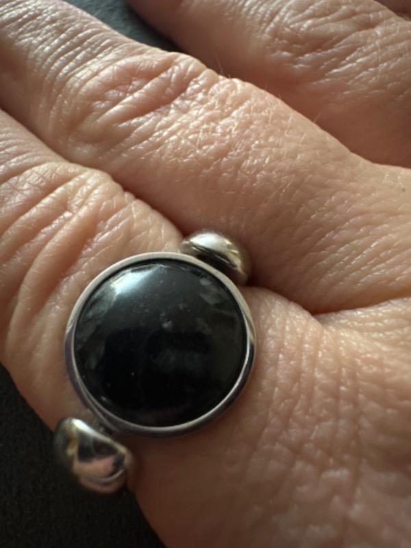 Black Picasso Crystal Spinner - Customer Photo From Mary M.