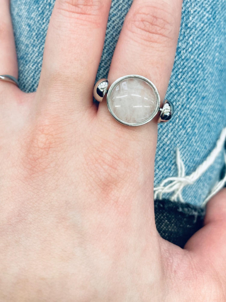 Clear Quartz Crystal Spinner - Customer Photo From Sho T.
