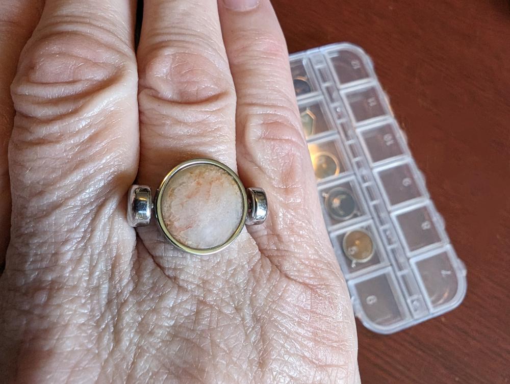Crazy Jasper Round Crystal Element - Customer Photo From Theodore Rozelsky