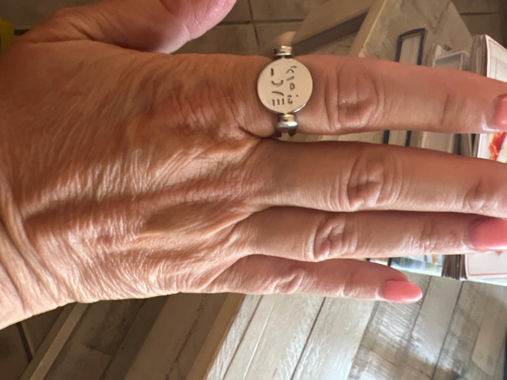 love is LOVE Spinner - Customer Photo From Stephanie E.
