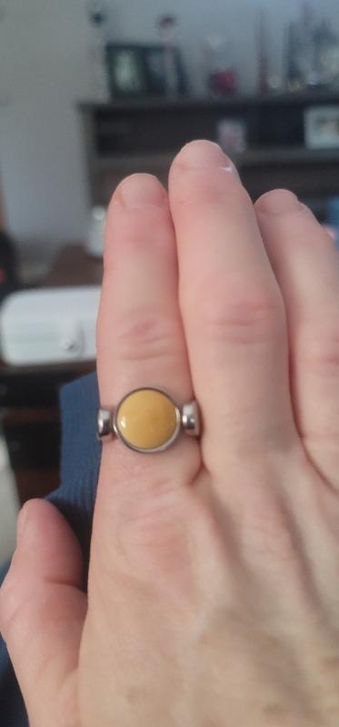 Yellow Mookaite Crystal Spinner - Customer Photo From Christina A.