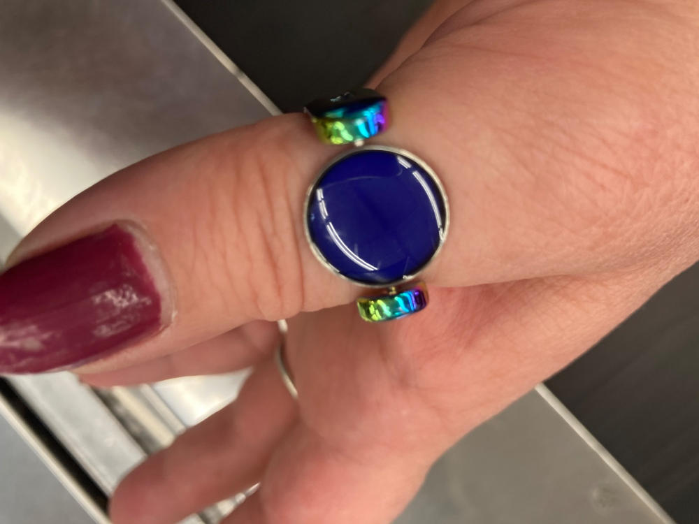 Mood Round Element (color changing) - Customer Photo From Diane Bush