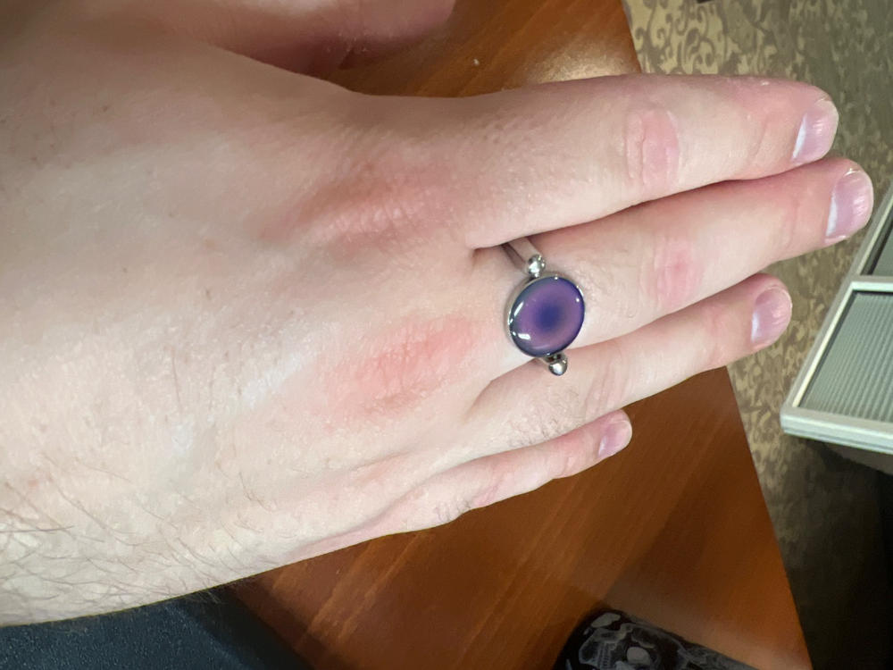 Mood Round Element (color changing) - Customer Photo From Zachary Layman